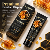 Dentifrice blanchissant personnalisé avec logo du fabricant, enrichi en extrait de propolis, soulage efficacement les maux de dents, dentifrice pour adultes