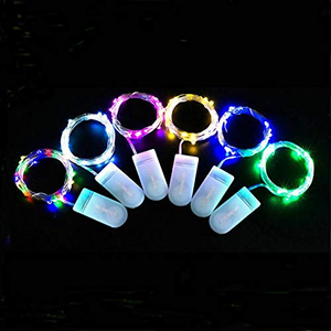 ไฟ LED ประดับตกแต่ง ใช้แบตเตอรี่ สายไฟสีเงิน กันน้ำ สำหรับงาน DIY งานแต่งงาน ห้องนอน ระเบียง คริสต์มาส - Product Image 1