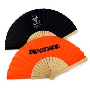Éventails pliants promotionnels d'été en bambou, faible MOQ, impression personnalisée pour hôtels, restaurants, événements - Product Image 3