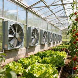 50 Inch Goede Prijs Muur Gemonteerde Doos Uitlaat Ventilator Gegalvaniseerd Plaatframe Voor Pluimveebedrijven Kas Kippenkoe Melkvarken - Product Image 3