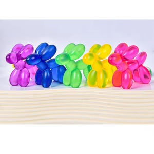 Squishy chien ballon en TPR, jouet sensoriel anti-stress à presser, multicolore, nouveauté pour la maison - Product Image 1