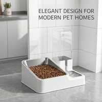 Gamelle anti-renversement 2-en-1 pour chien et chat au design moderne – Bols anti-déversement pour nourriture et eau pour animaux de compagnie