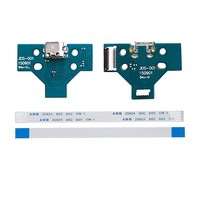 Pièce de réparation d'assemblage de port de charge de remplacement Module de connecteur de carte de prise adaptateur Micro USB pour contrôleur PS4