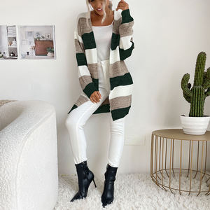 ยุโรปและสหรัฐอเมริกาฤดูใบไม้ร่วงและฤดูหนาวสีลายโคมไฟแขนเสื้อสเวตเตอร์ถักเสื้อลําลอง - Product Image 5