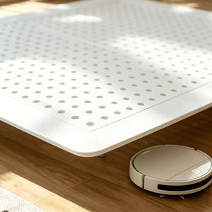Lit flottant au design minimaliste en acier inoxydable et carbone, avec <span class=keywords><strong>pieds</strong></span> dissimulés, cadre de lit plateforme, <span class=keywords><strong>sommier</strong></span> suspendu - Product Image 6
