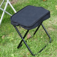 Tabouret pliant d'extérieur en alliage d'aluminium épaissi, siège portable pour camping et pêche, tabouret pliable relaxant