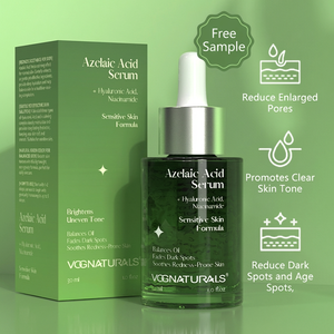 OEM 자체 브랜드 10% 아젤라익산 페이스 세럼 모공 축소 및 균형 조절 포뮬러 (비타민 E 함유, 홍조 및 고르지 못한 피부톤 개선) - Product Image 1