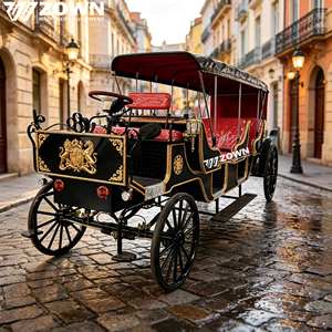 Chariot électrique à 4 roues pour visites touristiques, type calèche, faible entretien, pour les attractions de la ville, avec 2 ans de garantie - Product Image 1