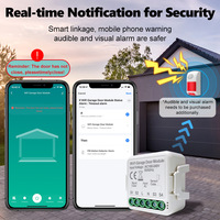 Mini Controlador WiFi Inalámbrico para Persianas Enrollables, Módulo de Interruptor para Puerta de Garaje, Control Remoto Inteligente con Temporizador