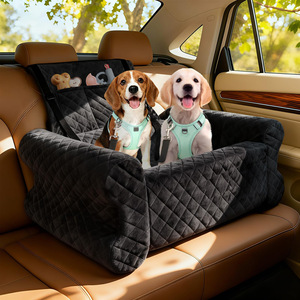 Siège <span class=keywords><strong>rehausseur</strong></span> pour chien lavable pour <span class=keywords><strong>voiture</strong></span> |   Lit de voyage pour animaux de compagnie avec harnais de sécurité |   Siège de <span class=keywords><strong>voiture</strong></span> multifonctionnel pour animaux de compagnie, pour la <span class=keywords><strong>voiture</strong></span>, la maison et l'extérieur - Product Image 1