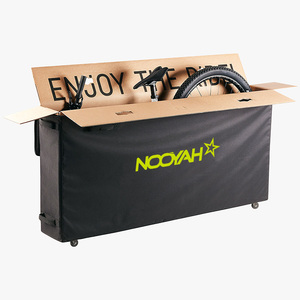 Système de protection de bicyclette, sac de voyage, <span class=keywords><strong>housse</strong></span> de vélo avec fermeture éclaire verrouillable et roues - Product Image 1