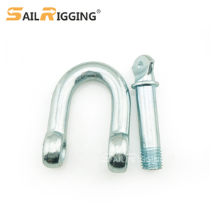 Grillete de Anclaje Tipo Europeo, Grillete Marítimo con Perno Roscado, Grillete de Anclaje Forjado en Frío, Electrogalvanizado, Algema, Manilha de <span class=keywords><strong>Ancora</strong></span> - Product Image 2