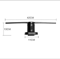 Ventilateur d'hologramme 3D de projecteur holographique WIFI 42cm populaire