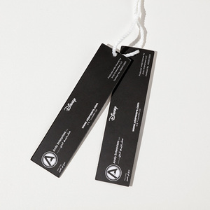 Étiquettes de carte suspendues à la mode personnalisées pour vêtements et textiles de maison liste d'usine avec impression de logo - Product Image 3