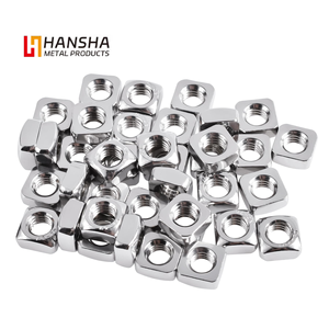 Écrous carrés DIN 557 M3-M24 Grade A2-70 <span class=keywords><strong>à</strong></span> filetage <span class=keywords><strong>gauche</strong></span> avec finition zinguée et polie - Product Image 4