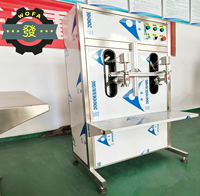 Machine de remplissage semi-automatique entièrement électrique à double tête WF-LGY avec contrôle par micro-ordinateur pour pâtes/huiles
