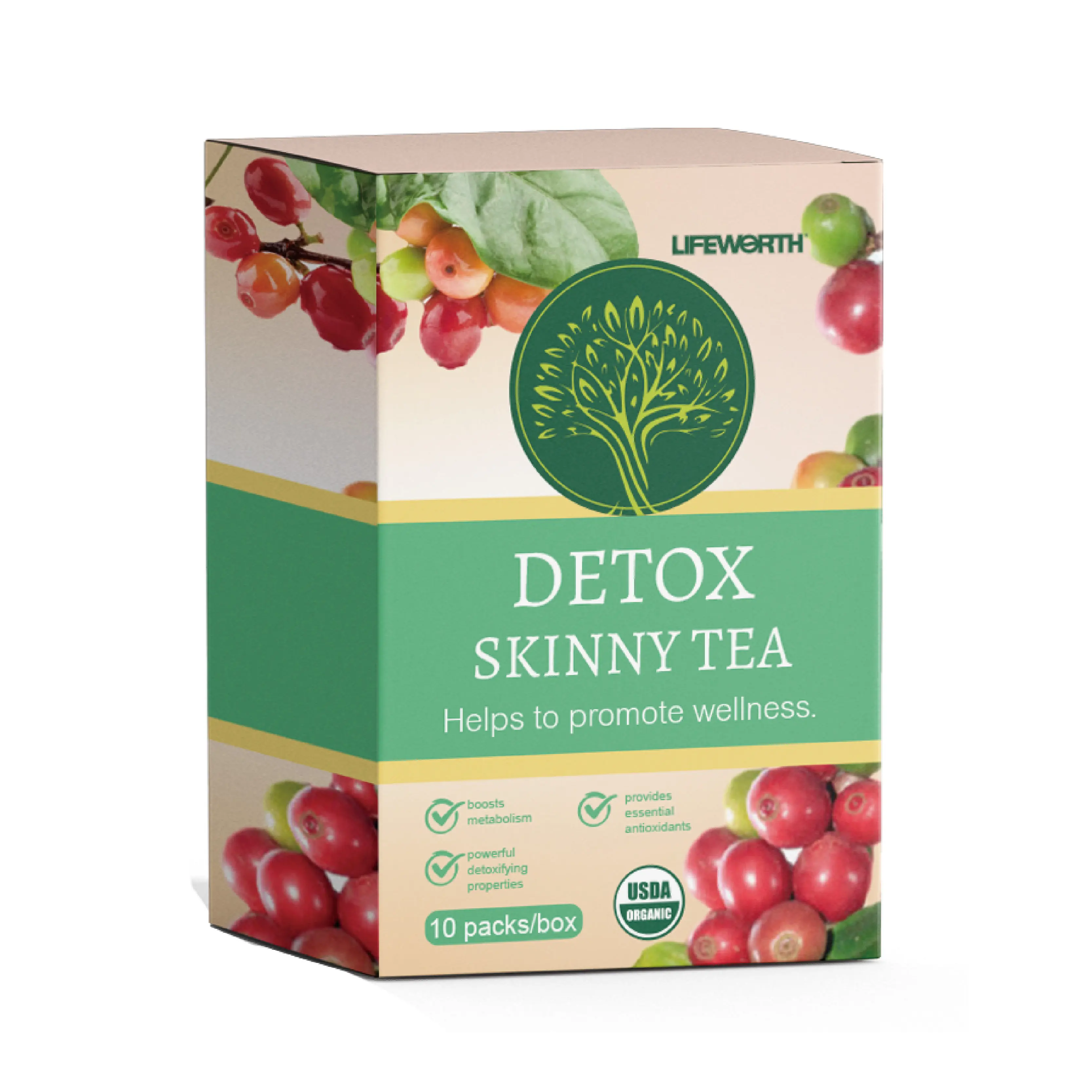 Lifeworth Gewichtsverlies Kruiden Supplement Reinigen En Detox Thee Skiny Vetverbranding Gewichtsverlies Platte Tummy Thee