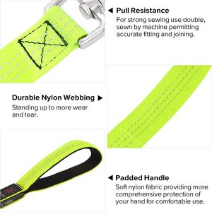 New Release USB Rechargeable LED <b>Dog</b> Leash Night Glow Dark <b>Light</b>-Up Feature 10 Hours Runtime Eco-Friendly Nylon Material Fashion - Product Image 4