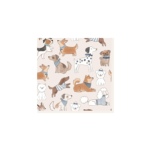 DAMAI Dog-themed <b>Paper</b> Plate with pink Ribbon and Wave <b>Pattern</b> Disposable <b>Paper</b> Plate <b>Paper</b> Cup Napkin Party Supply - Product Image 5