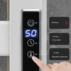 Chauffe-serviettes de spa chaud blanc Double élément chauffant pour salle de bain Lady Darling porte-serviettes chauffant - Product Image 3