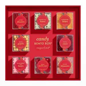 300g 0.5mm di spessore singolo nero carta cinese rosso rettangolo cassetto scatola lunare capodanno 8 pezzi e 2 pezzi Candy Bento box