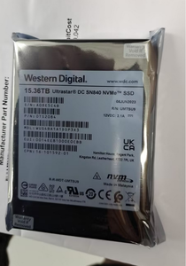 WUS4BA1A1DSP3X3 (0TS2084) WD Ultrastar DC SN840 U.2 PCIe 3.1 x4 2.5英寸NVMe 15.36tb固态硬盘 - Product Image 3
