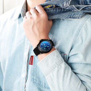 Trendy Großhandel Männer Glow-in-the-Dark Zifferblatt Wasserdicht Schöne Student Wasserdicht Silikon armband Kunststoff Paar Quarzuhr - Product Image 2