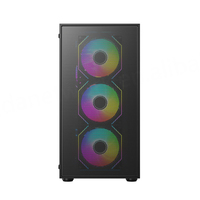 Boîtier PC Gaming BAJEAL Micro-ATX Panoramique à Panneau Latéral en Verre, Ports USB 3.0, Acier SPCC – Vente Directe Usine