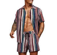 Soldes Exceptionnelles : Ensembles Imprimés Tendance pour Hommes – Chemise Décontractée à Manches Courtes et Short de Plage, Tenues Hawaïennes Élégantes pour les Vacances