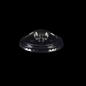 Wholesale High Quality Eco-Friendly Leak-Proof Food Grade PET Plastic Lid <b>Sipper</b> Dome Flat 98mm Size for Cups Easy Use - Product Image 2