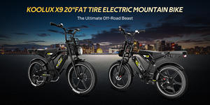 Bicicleta Eléctrica KOOLUX X9 con Marco de Hierro, Motor Dual sin Escobillas de 250W, Batería de Litio de 48V 15.6Ah, Neumático Grueso de 20'', 6 Velocidades, Largo Alcance, para Adultos - Product Image 4