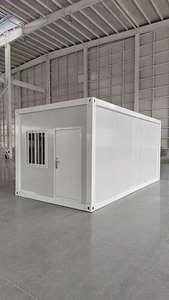 豪华20英尺迷你预制移动生活容器高品质夹芯板钢，用于家庭办公家庭酒店厨房商店 - Product Image 6