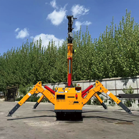 Mini-grue araignée Sea Hawk 10 tonnes homologuée CE, hauteur de levage 19,9 m, grue sur chenilles hydraulique à louer et à vendre