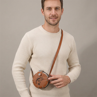 Nouvelle Housse de Protection Portable en Acier Inoxydable pour Bouteille de Vin, Forme Ronde, Design Minimaliste, Épaissie, pour Camping en Extérieur