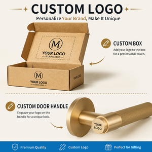 Manijas de Puerta de Latón con Palanca de Madera de Nogal, Juego de Puertas Interiores H59, Color Personalizado, Logotipo, Embalaje, <span class=keywords><strong>50</strong></span> Piezas MOQ, Fábrica OEM ODM ISO SGS - Product Image 3