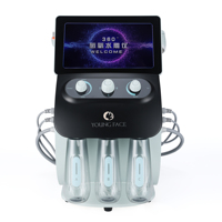 Équipement professionnel de salon de beauté Aqua Hydro Dermabrasion 360° à oxygène, appareil de soin du visage pour éliminer les points noirs