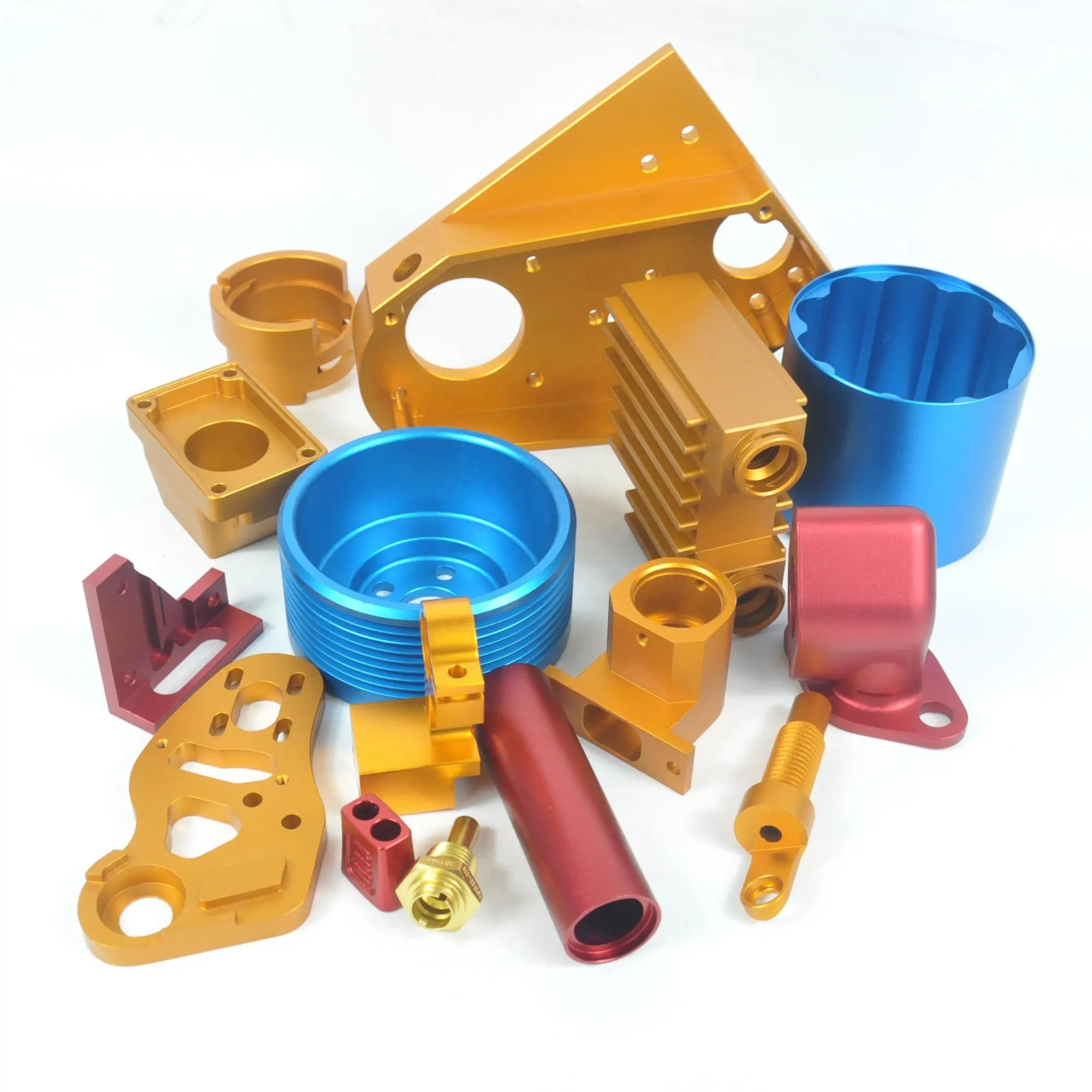 Factory Supply Customer Made Precise CNC Color Anodized 6061 7075 2024 6082 Aluminum Milling Machining Parts Services