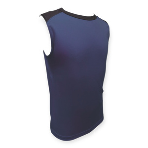 เสื้อกล้ามบล็อกหน้าอกแบบแห้งเร็วคุณภาพดี Wicking สปอร์ตแอคทีฟ 155Gsm สําหรับเด็กผู้ชาย - Product Image 3