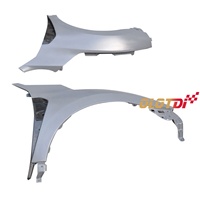 Rejillas de Ventilación Laterales de Fibra de Carbono Negro con Acabado Epoxi Pulido para FK8 2017-2020