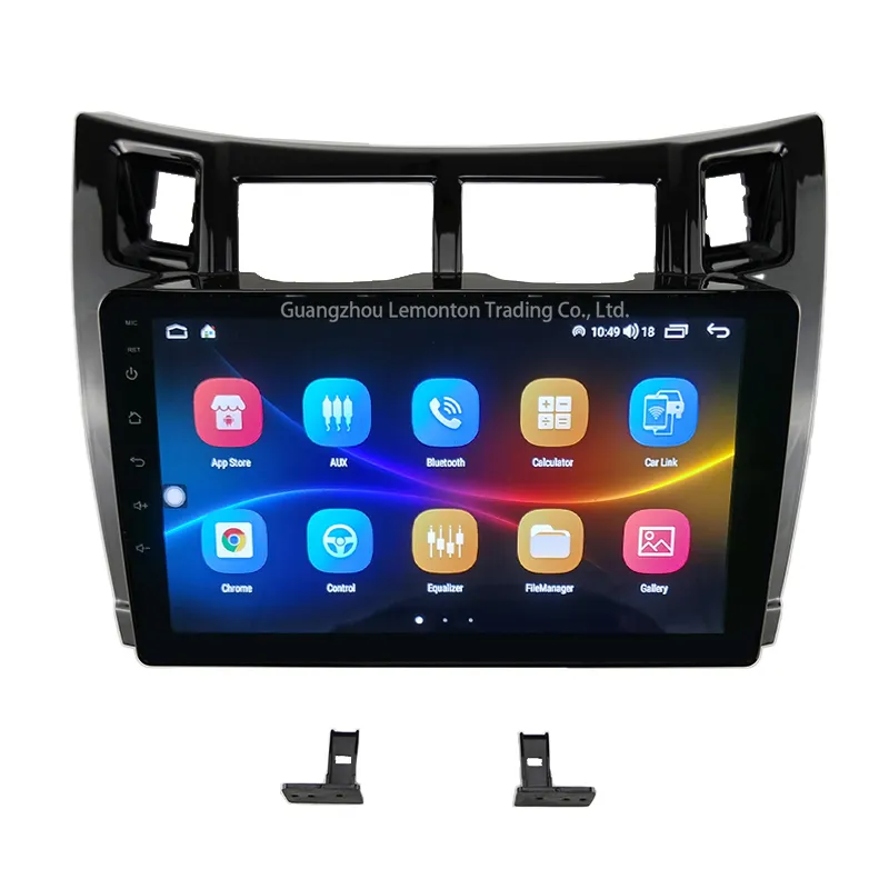 Cablaggio TOYOTA di alta qualità YARIS/ VITZ/ PLATZ Radio Player Car Android telaio in plastica con kit telaio fasciale cavo nero