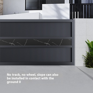 <span class=keywords><strong>ประตู</strong></span><span class=keywords><strong>รั้ว</strong></span>โลหะและรั้วเหล็กแบบเลื่อนอัตโนมัติสำหรับอพาร์ทเมนท์ วิลล่า ใช้ภายนอกอาคาร-อลูมิเนียมอัลลอยด์ ดีไซน์ทันสมัย ทนทาน - Product Image 2
