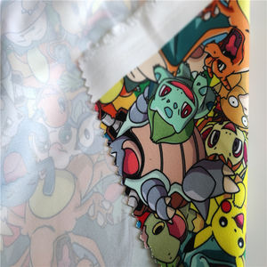 Fengshang Nhà Cung Cấp Vải 100% Polyester Satin Sợi Nhỏ Hình Đào Nhật Bản Anime Vải Kimono Thăng Hoa Cho Hàng May Mặc - Product Image 4