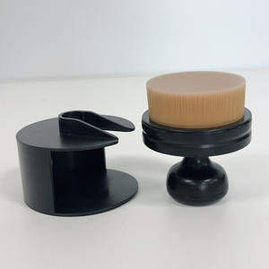 <span class=keywords><strong>Brocha</strong></span> de <span class=keywords><strong>Maquillaje</strong></span> Grande Negra para Base, <span class=keywords><strong>Brocha</strong></span> Kabuki Súper Suave para Polvo Suelto, Color Oro Rosa - Product Image 4