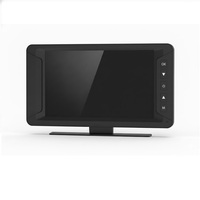 Kit de moniteur DVR IPS 7 pouces pour flotte de camions 12-36V | Système de caméra de recul avec enregistrement en boucle 2CH, capteur G ADAS, 1080P, bouton tactile