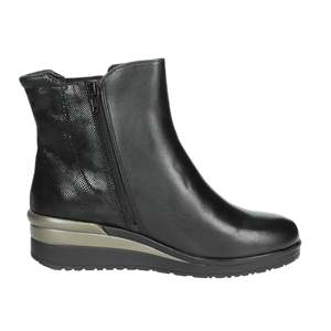 Botines de cuña suaves para mujer Cinzia, color negro IV8822569 - Product Image 3