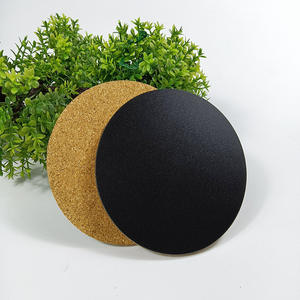 Sous-plat rond en liège et PP Xinbojia 100-300mm, pour intérieur et extérieur, tapis pour pot de fleurs, couleur unie - Product Image 4