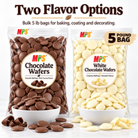 Chocolat Blanc en Gros Personnalisé 100 % Pur Beurre de Cacao Ingrédient Chocolat Forme Bouton