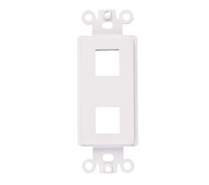 Trang trí tường tấm <span class=keywords><strong>Keystone</strong></span> chèn, 1gang Jack Trắng wallplate trống/1/<span class=keywords><strong>2</strong></span>/3/4/6 cổng - Product Image 3