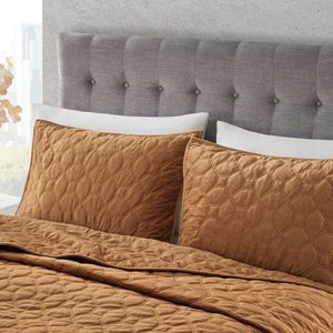 DB Modern Geometric Velvet Quilt <b>Set</b> 3-Piece for Home Hotel Wedding Hospital <b>Waterproof</b> Cotton Polyester Stylish Stitching - Product Image 5