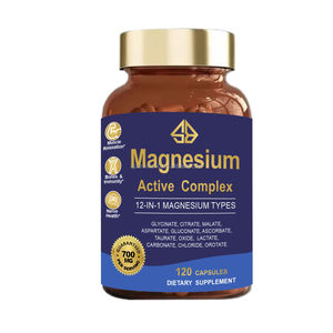 Cápsulas de Magnesio Extra Fuerte 12 en 1, Vitaminas Compuestas, Citrato, Glicinato, 2 Cápsulas por Porción, Uso en Adultos, 120 Cápsulas - Product Image 1